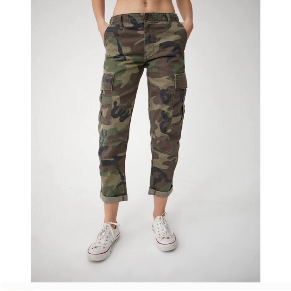 Re\Done Camo Print Cargo Pants - size 26